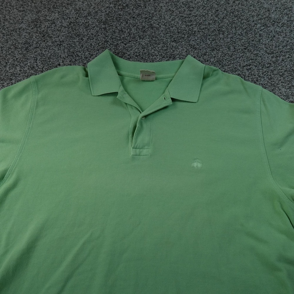 Brooks Brothers Polo Shirt‎ Mens L Green 346 Golf Casual Preppy Short Sleeve Top